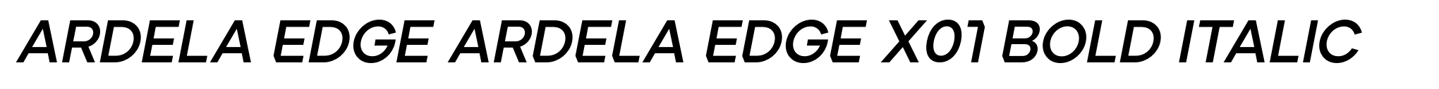 Ardela Edge ARDELA EDGE X01 Bold Italic image